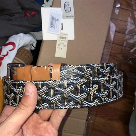 how much is a real goyard belt|goyard belt luxury.